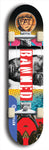 Banned #23: Blue Logo Skateboard Deck