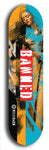 North American maple skateboard deck designed by underground artist BellyRash -- available in widths between 7.5 to 8.5 inches in both mellow concave and steep concave shapes from the BellyRash Limited Edition Blitz Deck series: Banned