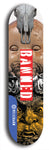 North American maple skateboard deck designed by underground artist BellyRash -- available in widths between 7.5 to 8.5 inches in both mellow concave and steep concave shapes from the BellyRash Limited Edition Blitz Deck series: Banned