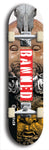 North American maple skateboard deck designed by underground artist BellyRash -- available in widths between 7.5 to 8.5 inches in both mellow concave and steep concave shapes from the BellyRash Limited Edition Blitz Deck series: Banned