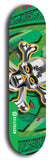 North American maple skateboard deck designed by underground artist BellyRash -- available in widths between 7.5 to 8.5 inches in both mellow concave and steep concave shapes from the BellyRash Limited Edition Blitz Deck series: xBones