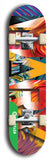 North American maple skateboard deck designed by underground artist BellyRash -- available in widths between 7.5 to 8.5 inches in both mellow concave and steep concave shapes from the BellyRash Limited Edition Blitz Deck series: Mary