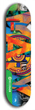 North American maple skateboard deck designed by underground artist BellyRash -- available in widths between 7.5 to 8.5 inches in both mellow concave and steep concave shapes from the BellyRash Limited Edition Blitz Deck series: Mary