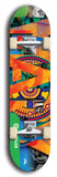 North American maple skateboard deck designed by underground artist BellyRash -- available in widths between 7.5 to 8.5 inches in both mellow concave and steep concave shapes from the BellyRash Limited Edition Blitz Deck series: Mary