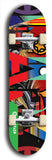North American maple skateboard deck designed by underground artist BellyRash -- available in widths between 7.5 to 8.5 inches in both mellow concave and steep concave shapes from the BellyRash Limited Edition Blitz Deck series: Mary