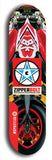 Zipperbolt #23: Red Logo Skateboard Deck