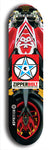 Zipperbolt #23: Black Logo Skateboard Deck