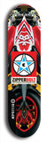 Zipperbolt #23: Black Logo Skateboard Deck