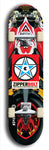 Zipperbolt #23: Black Logo Skateboard Deck