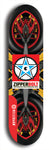 Zipperbolt #32: Red Logo Skateboard Deck