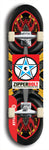 Zipperbolt #32: Red Logo Skateboard Deck