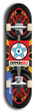 Zipperbolt #32: Blue Logo Skateboard Deck