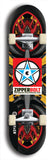 Zipperbolt #32: Black Logo Skateboard Deck