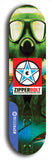 Zipperbolt #33: Blue Logo Skateboard Deck