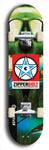 Zipperbolt #33: Black Logo Skateboard Deck