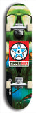 Zipperbolt #33: Black Logo Skateboard Deck