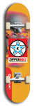 Zipperbolt #34: Red Logo Skateboard Deck