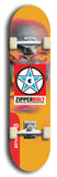 Zipperbolt #34: Red Logo Skateboard Deck