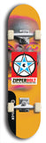 Zipperbolt #34: Black Logo Skateboard Deck