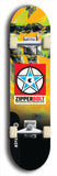 Zipperbolt #35: Black Logo Skateboard Deck