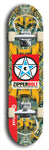 Zipperbolt #24: Red Logo Skateboard Deck