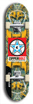 Zipperbolt #24: Black Logo Skateboard Deck