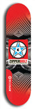 Zipperbolt #25: Red Logo Skateboard Deck