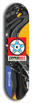 Zipperbolt #26: Blue Logo Skateboard Deck