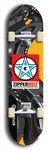 Zipperbolt #26: Black Logo Skateboard Deck