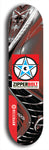 Zipperbolt #27: Red Logo Skateboard Deck