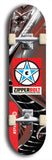 Zipperbolt #27: Red Logo Skateboard Deck