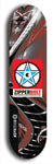 Zipperbolt #27: Black Logo Skateboard Deck