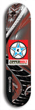 Zipperbolt #27: Black Logo Skateboard Deck