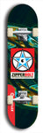 Zipperbolt #28: Red Logo Skateboard Deck