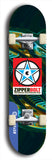 Zipperbolt #28: Blue Logo Skateboard Deck