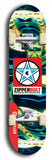 Zipperbolt #30: Red Logo Skateboard Deck