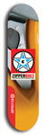 Zipperbolt #31: Red Logo Skateboard Deck