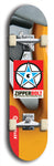 Zipperbolt #31: Red Logo Skateboard Deck