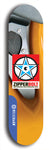 Zipperbolt #31: Blue Logo Skateboard Deck