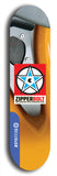 Zipperbolt #31: Blue Logo Skateboard Deck