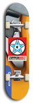 Zipperbolt #31: Blue Logo Skateboard Deck