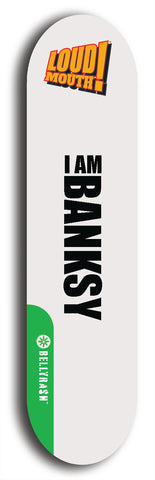 North American maple skateboard deck designed by underground artist BellyRash -- available in widths between 7.5 to 8.5 inches in both mellow concave and steep concave shapes from the BellyRash Limited Edition Blitz Deck series: Loudmouth