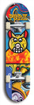 Pork Belly Bob #9: Blue Logo Skateboard Deck