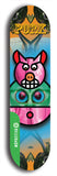 North American maple skateboard deck designed by underground artist BellyRash -- available in widths between 7.5 to 8.5 inches in both mellow concave and steep concave shapes from the BellyRash Limited Edition Blitz Deck series: Pork Belly Bob