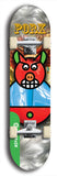 North American maple skateboard deck designed by underground artist BellyRash -- available in widths between 7.5 to 8.5 inches in both mellow concave and steep concave shapes from the BellyRash Limited Edition Blitz Deck series: Pork Belly Bob