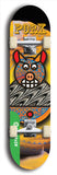 North American maple skateboard deck designed by underground artist BellyRash -- available in widths between 7.5 to 8.5 inches in both mellow concave and steep concave shapes from the BellyRash Limited Edition Blitz Deck series: Pork Belly Bob