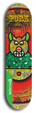 North American maple skateboard deck designed by underground artist BellyRash -- available in widths between 7.5 to 8.5 inches in both mellow concave and steep concave shapes from the BellyRash Limited Edition Blitz Deck series: Pork Belly Bob