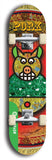 North American maple skateboard deck designed by underground artist BellyRash -- available in widths between 7.5 to 8.5 inches in both mellow concave and steep concave shapes from the BellyRash Limited Edition Blitz Deck series: Pork Belly Bob