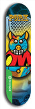 North American maple skateboard deck designed by underground artist BellyRash -- available in widths between 7.5 to 8.5 inches in both mellow concave and steep concave shapes from the BellyRash Limited Edition Blitz Deck series: Pork Belly Bob