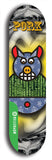 North American maple skateboard deck designed by underground artist BellyRash -- available in widths between 7.5 to 8.5 inches in both mellow concave and steep concave shapes from the BellyRash Limited Edition Blitz Deck series: Pork Belly Bob